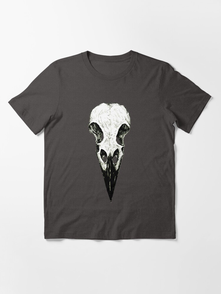 Thumbnail 3 of 7, Essential T-Shirt, Raven Skull designed and sold by WishingInkwell.