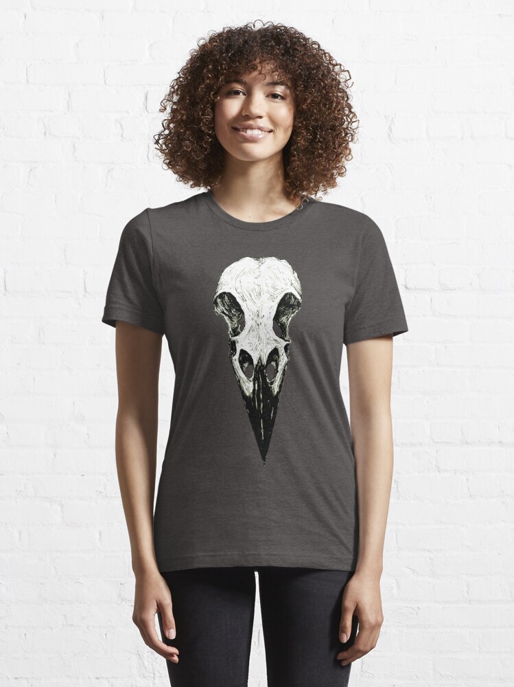 Ladies' Raven Shirt, Witchy Style Shirt, Occult Style Shirt