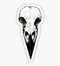 Raven Skull Sticker