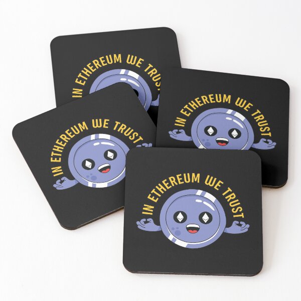 Item preview, In Ethereum We Trust - for Crypto Traders and Ethereum Miners designed and sold by spacedowl.