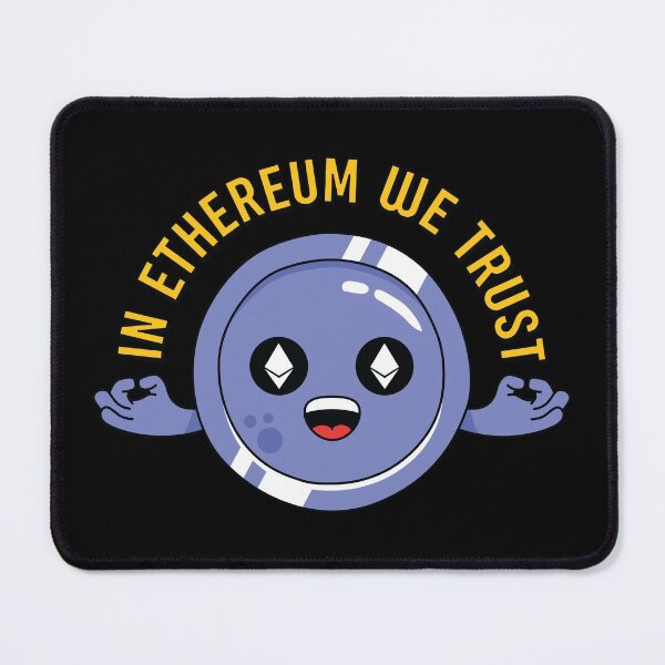 Item preview, In Ethereum We Trust - for Crypto Traders and Ethereum Miners designed and sold by spacedowl.