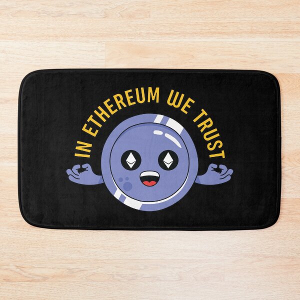 Item preview, In Ethereum We Trust - for Crypto Traders and Ethereum Miners designed and sold by spacedowl.