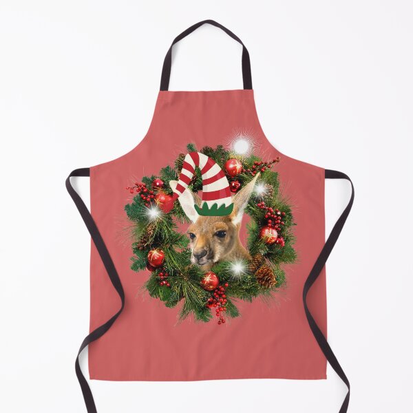 Item preview, Funny Aussie Elf Kangaroo Christmas design designed and sold by AshStylz.
