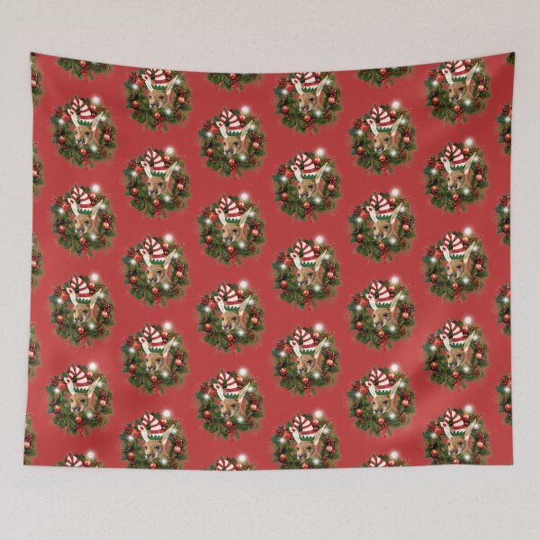 Item preview, Funny Aussie Elf Kangaroo Christmas design  designed and sold by AshStylz.
