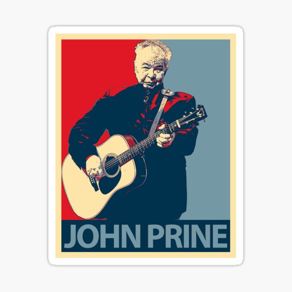 "John Prine" Sticker For Sale By Yushashop | Redbubble