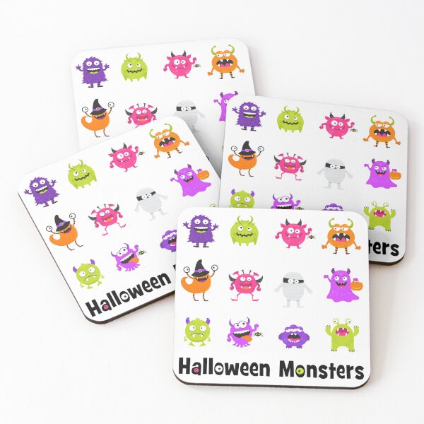 Item preview,  Cute Scary Halloween Little Monsters - Halloween Monsters designed and sold by AR Studios.