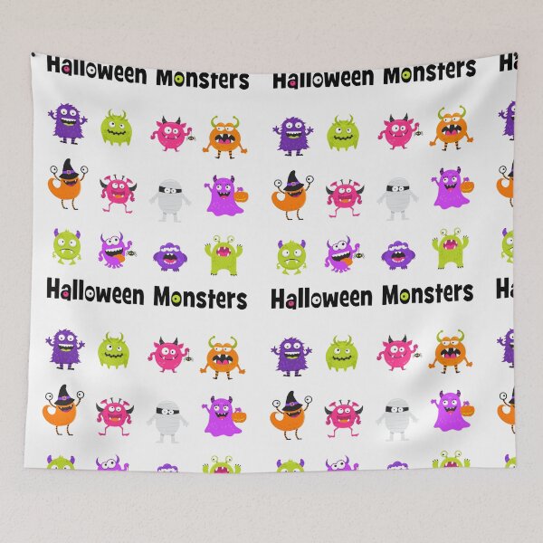 Item preview,  Cute Scary Halloween Little Monsters - Halloween Monsters designed and sold by AR Studios.