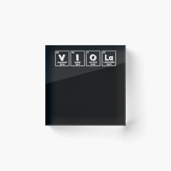 Item preview, Viola Periodic Table of Elements designed and sold by VincenzoAhren.