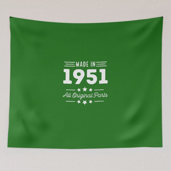 Item preview, Made In 1951 All Original Parts 65th Birthday Gift T-Shirt designed and sold by AlwaysAwesome.