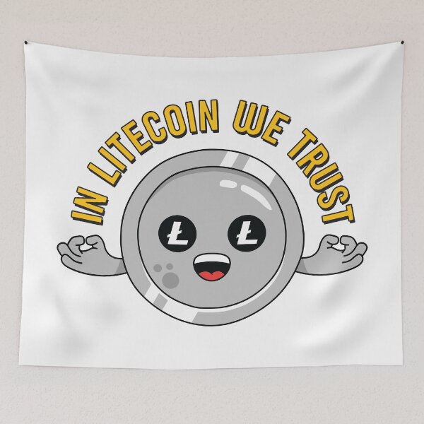 Item preview, In Litecoin We Trust - for Crypto Traders and Litecoin Miners designed and sold by spacedowl.
