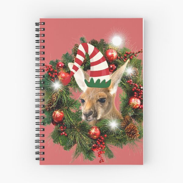 Item preview, Funny Aussie Elf Kangaroo Christmas design  designed and sold by AshStylz.