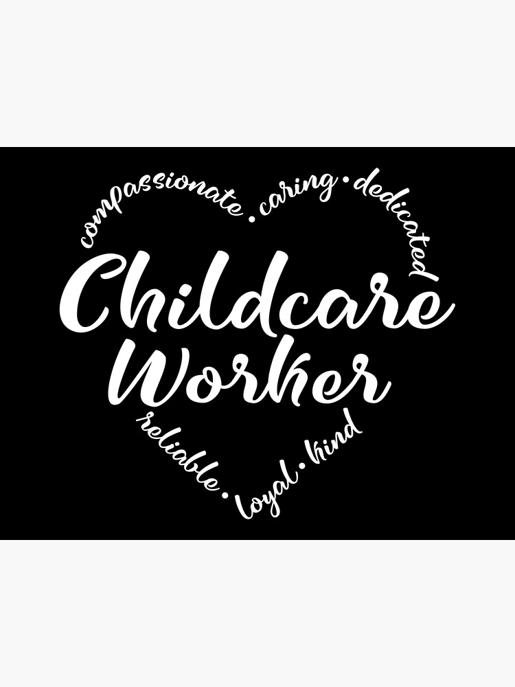 childcare-worker-child-care-provider-poster-by-brackerdesign-redbubble