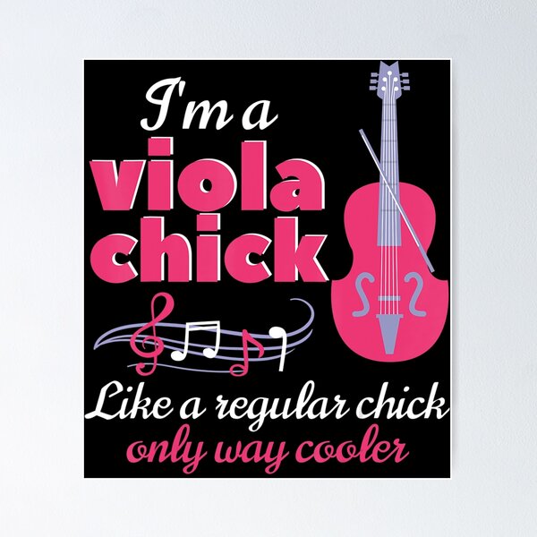 Item preview, Viola Player Funny Violist Chick Orchestra designed and sold by VincenzoAhren.