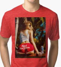 WHITE HOT AMERICA Tri-blend T-Shirt