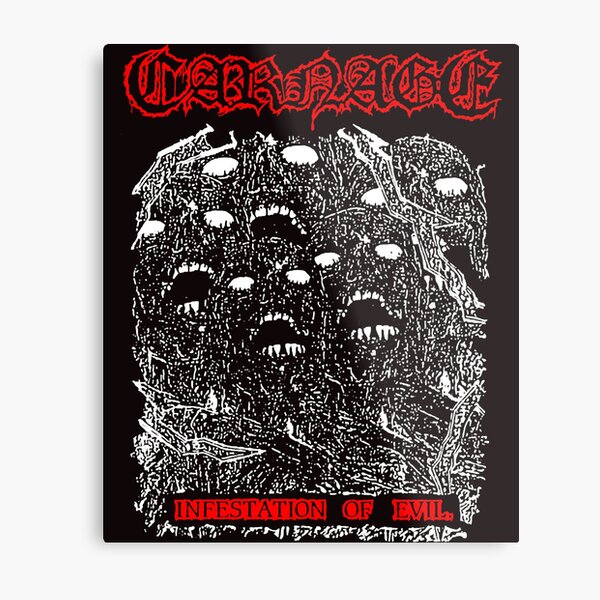 "Carnage Infestation Of Evil Classic Old School Swedish Death Metal Classic TShirt" Metal