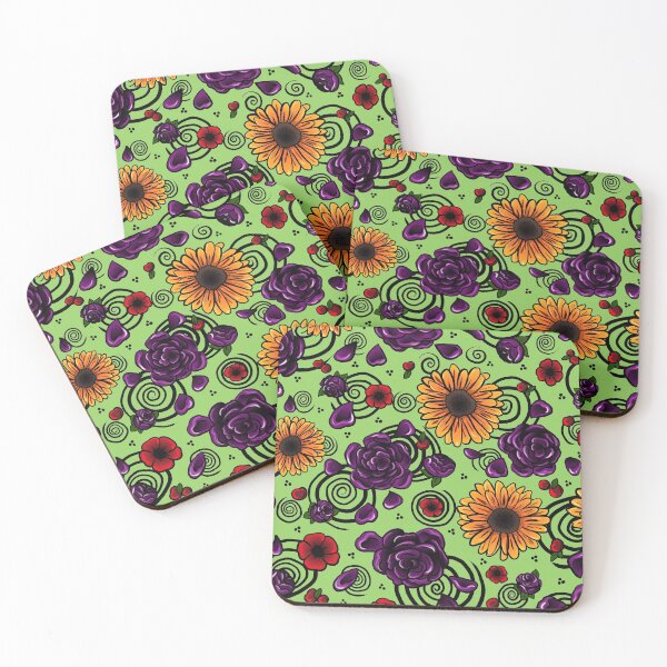 Item preview, Halloween Floral Pattern designed and sold by Dr-Sloth.