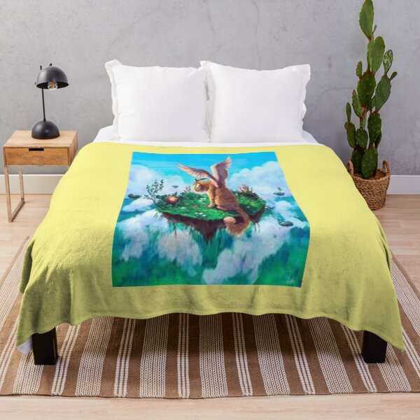 Artikelvorschau, Fantasy Animals - Drachen auf einer üppigen Insel zwischen den Wolken entworfen und verkauft von GoodsNice.