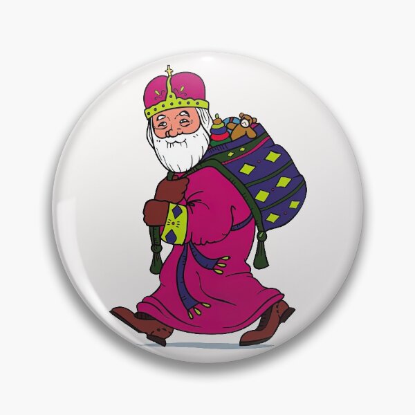 Item preview, Santa Claus Saint Nicholas Design, Saint Nicholas, Santa Claus, Christmas designed and sold by graphic-genie.