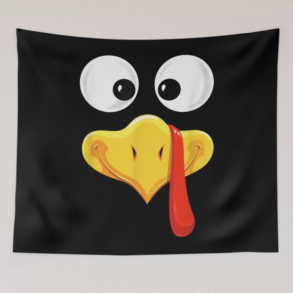 Item preview, Thanksgiving Day Turkey Face Funny designed and sold by theresamorelli.