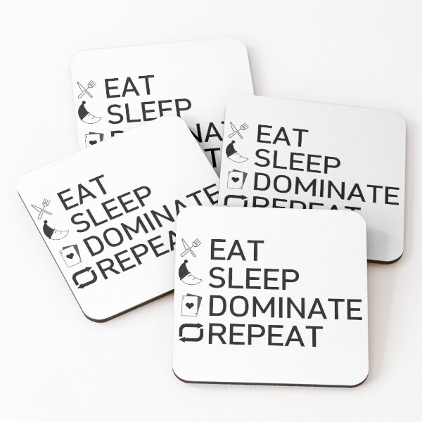 Item preview, EAT SLEEP DOMINATE REPEAT designed and sold by photograpyshop.