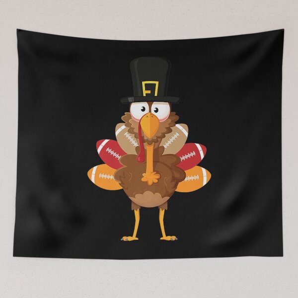 Item preview, Thanksgiving Turkey Pilgrim and Football designed and sold by theresamorelli.
