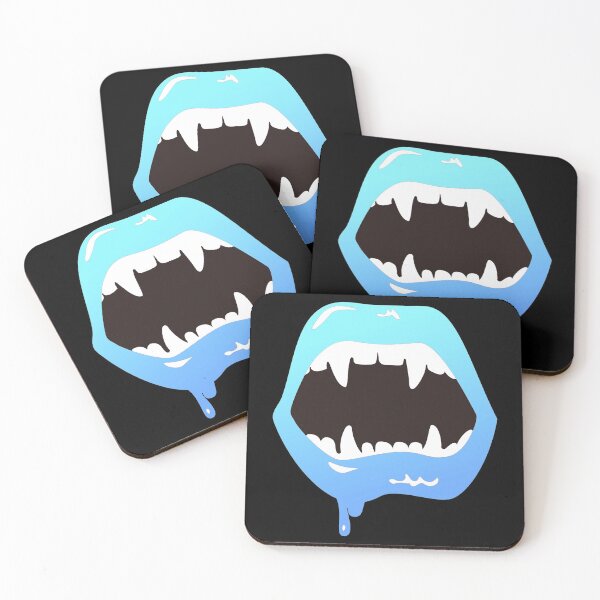 Item preview, Vampire Lips Vampire Teeth Vampire Bite Blood Kiss  designed and sold by MOP-tees.