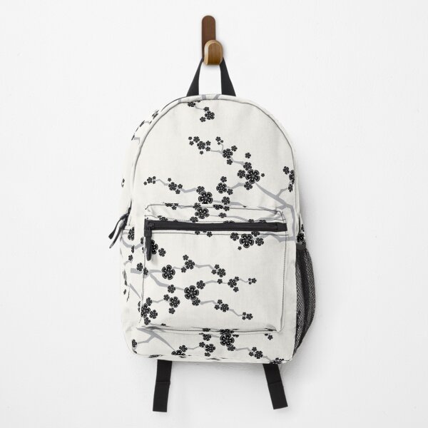 Item preview, Black Oriental Cherry Blossoms | Zen Japanese Sakura Flowers © fatfatin  designed and sold by fatfatin.