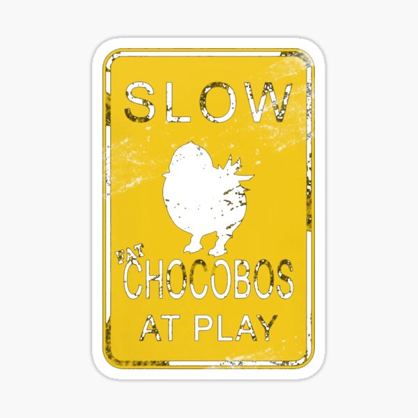 Chocobos Play Sticker For Sale By Barbarthomas Redbubble