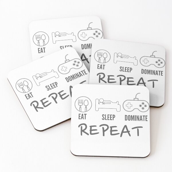 Item preview, EAT SLEEP DOMINATE REPEAT designed and sold by photograpyshop.