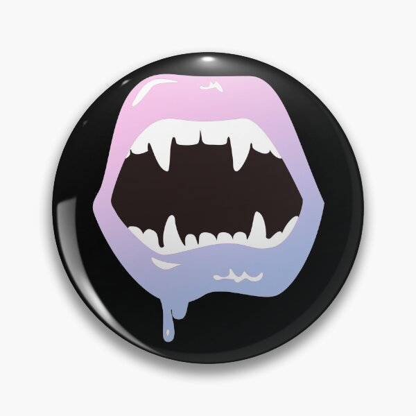 Item preview, Vampire Lips Vampire Teeth Vampire Bite Blood Kiss  designed and sold by MOP-tees.