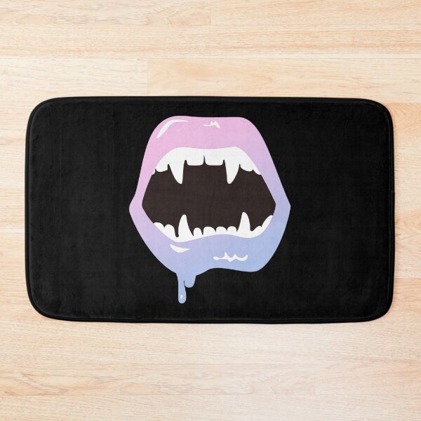 Item preview, Vampire Lips Vampire Teeth Vampire Bite Blood Kiss  designed and sold by MOP-tees.