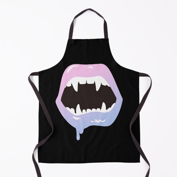 Item preview, Vampire Lips Vampire Teeth Vampire Bite Blood Kiss designed and sold by MOP-tees.