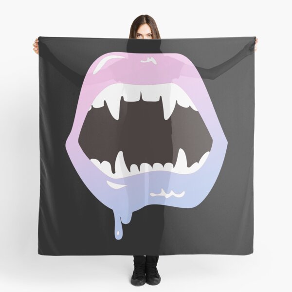 Item preview, Vampire Lips Vampire Teeth Vampire Bite Blood Kiss  designed and sold by MOP-tees.