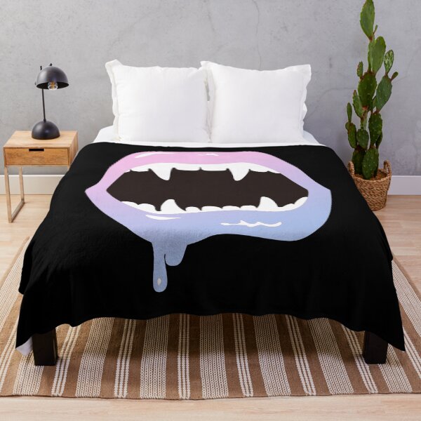 Item preview, Vampire Lips Vampire Teeth Vampire Bite Blood Kiss  designed and sold by MOP-tees.