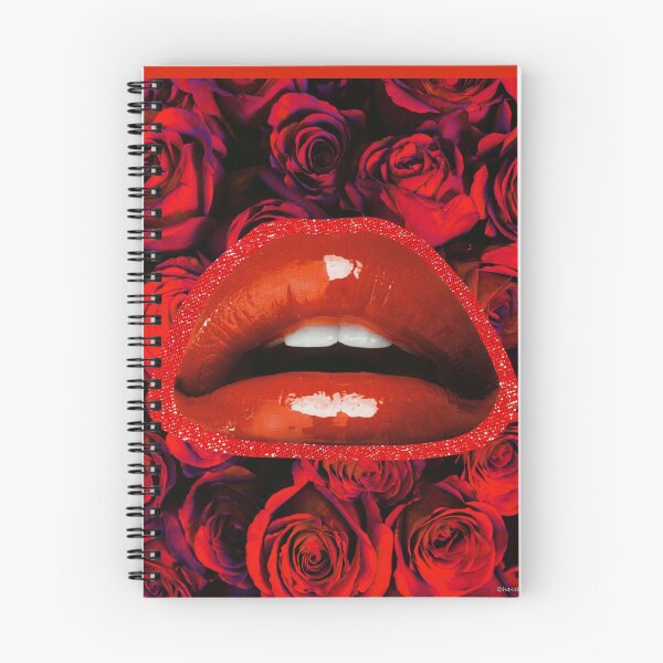 Item preview, Red Rose Glitter Sparkle Lip Digital Collage designed and sold by hanabk.