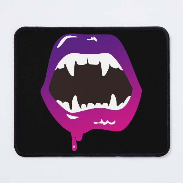 Item preview, Vampire Lips Vampire Teeth Vampire Bite Blood Kiss  designed and sold by MOP-tees.