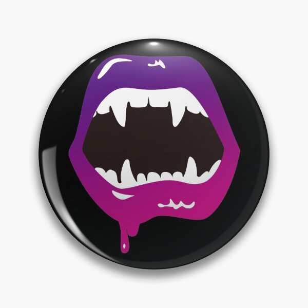 Item preview, Vampire Lips Vampire Teeth Vampire Bite Blood Kiss  designed and sold by MOP-tees.