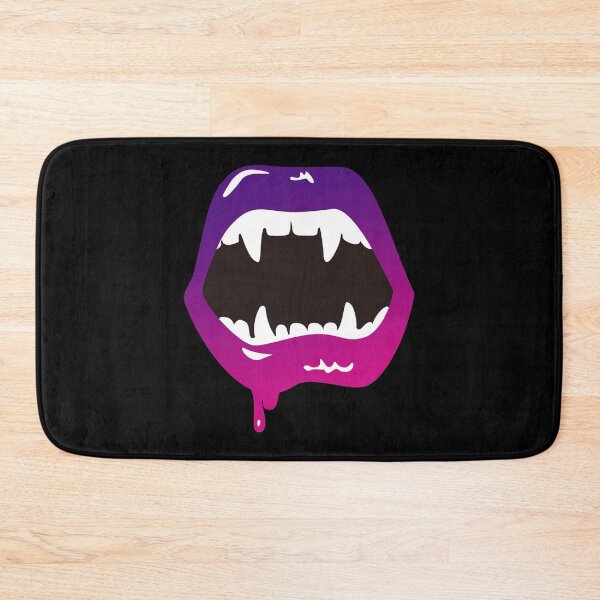 Item preview, Vampire Lips Vampire Teeth Vampire Bite Blood Kiss  designed and sold by MOP-tees.