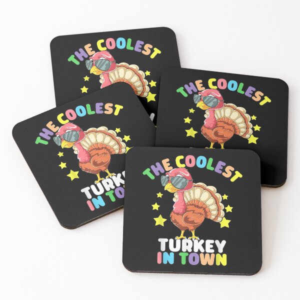 Item preview, The Coolest Turkey In Town Happy Thanksgiving Kids Boy Girl designed and sold by theresamorelli.