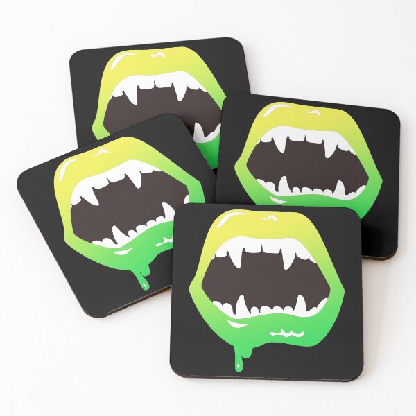 Item preview, Vampire Lips Vampire Teeth Vampire Bite Blood Kiss  designed and sold by MOP-tees.