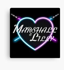 Marshall & Lilly (Wie ich deine Mutter traf) Leinwanddruck