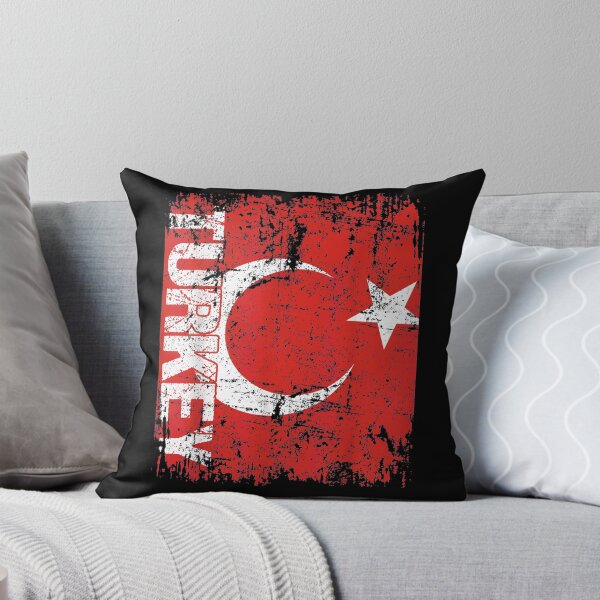 Item preview, TURKEY Flag Vintage Distressed TURKEY designed and sold by theresamorelli.