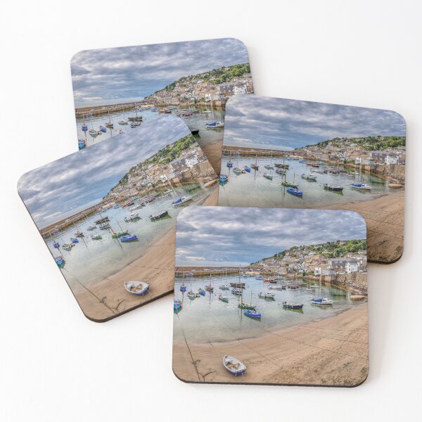 Item preview, Receding tide, Mousehole Harbour, Cornwall designed and sold by iansmissenphoto.