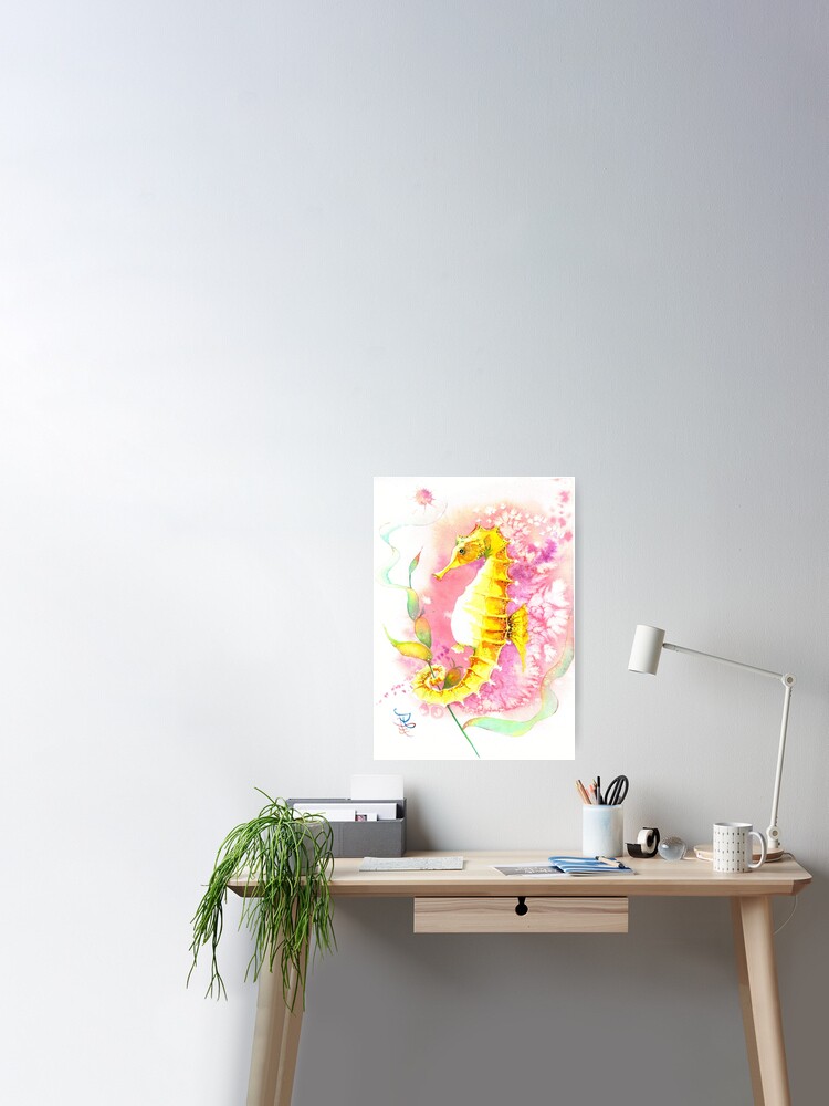 Flamingo Canvas print - Hand Signed by Syman Kaye Living Room