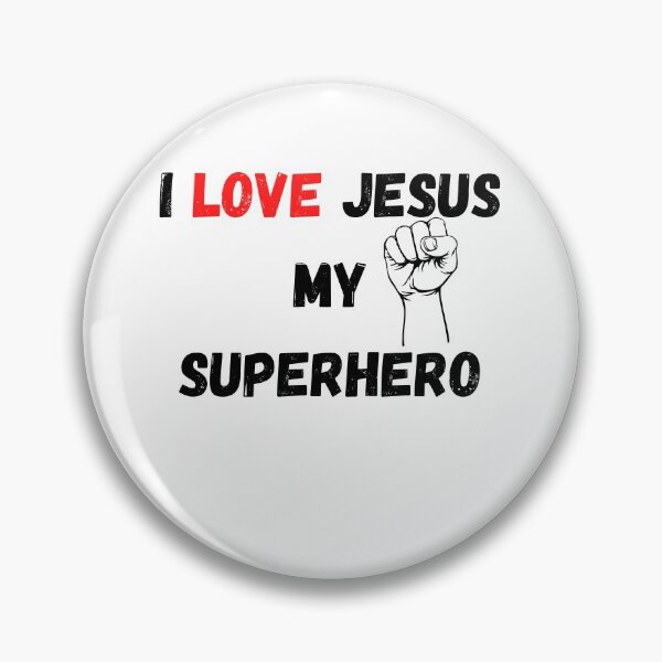 Item preview, Christian Salvation Quote Cute Saying Jesus is My Superhero T-Shirt designed and sold by NewwaveLine.