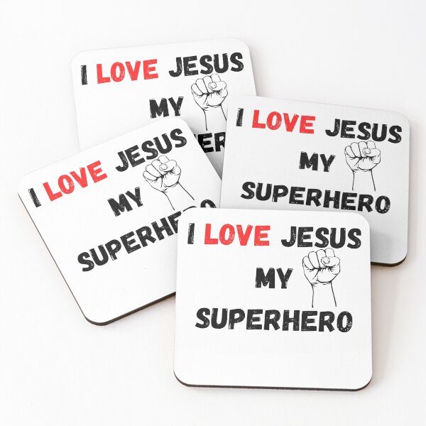Item preview, Christian Salvation Quote Cute Saying Jesus is My Superhero T-Shirt designed and sold by NewwaveLine.