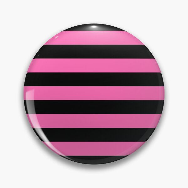 Item preview, Black and Hot Pink Horizontal Stripes designed and sold by starrylite.