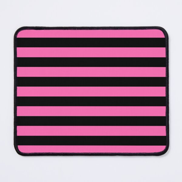 Item preview, Black and Hot Pink Horizontal Stripes designed and sold by starrylite.