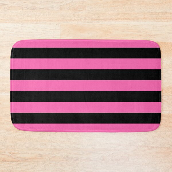 Item preview, Black and Hot Pink Horizontal Stripes designed and sold by starrylite.