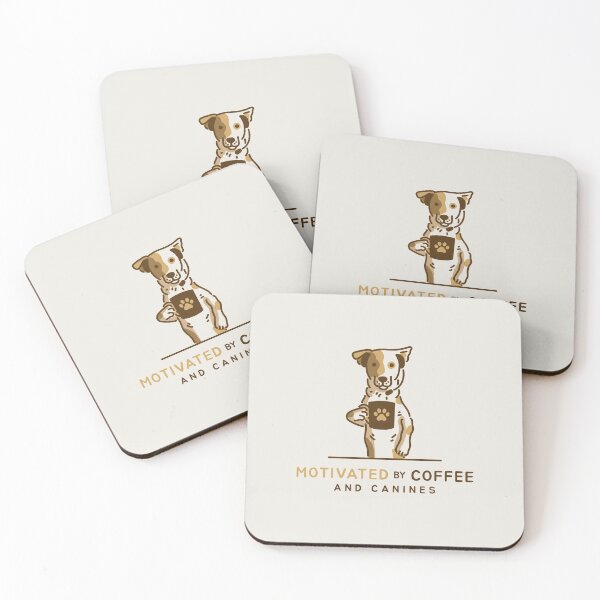 Item preview, Motivated By Coffee And Canines designed and sold by LKDesigns24.